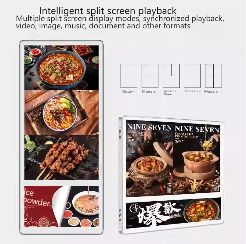 

18.5/21.5/24 Inch Elevator Network USB Advertising Machine Building HD LCD Dual Display Screen
