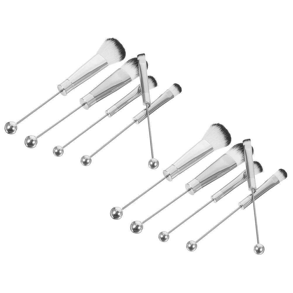 

2 Sets Small Eyeshadow Brushes Makeup Makeup Brush Set Fine Bristles Women Loose Powder Eyeshadow Blush Brush Lightweight