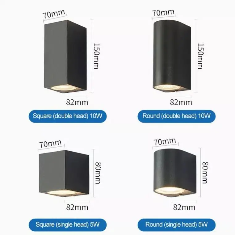 

High Quality LED Outdoor Wall Light for Garden Living Room Home Decor IP65 Rating for Outdoor Lighting