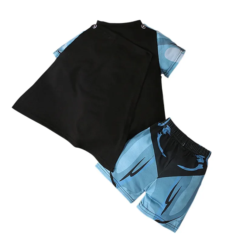 Sky01 2 Stuks Jongens Spiderman Pyjama Set Kind Nachtkleding Korte Mouw T-shirt Shorts Kinderen Superheld Nachtkleding Pyjama SetsWd01 @