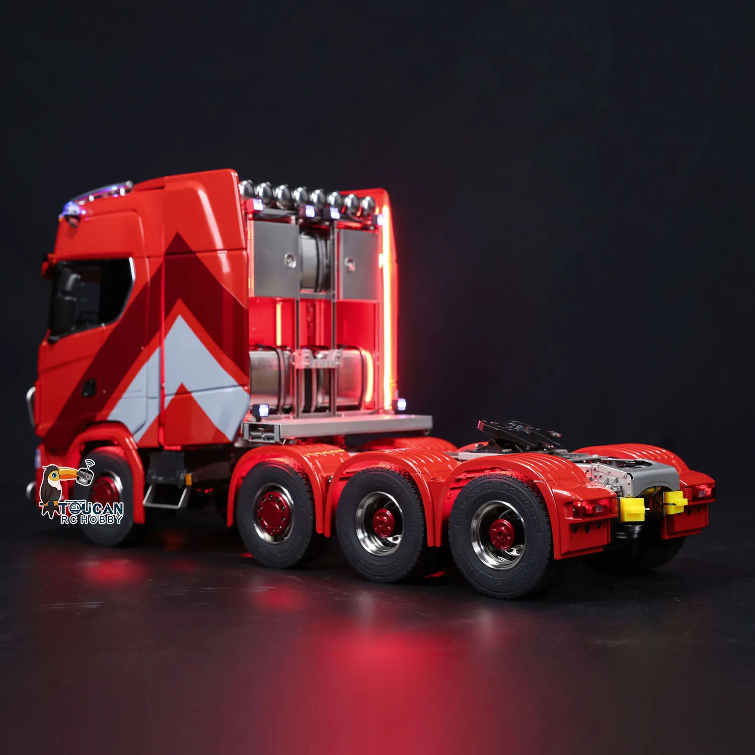 1/14 770S RCトラクタートラック 8x8 メタルシャーシ ラジコン DIY ローリー ロックディファレンシャル 3速 キャブサスペンション スモーキング ST8バッテリー