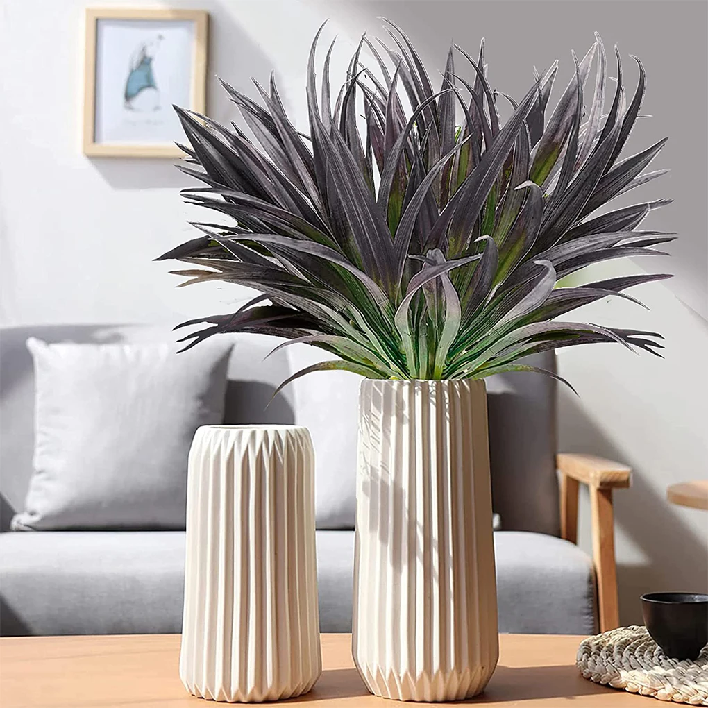 6 шт./набор, пластиковые растения для украшения дома