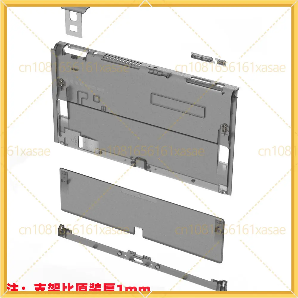 Back Plate Full Set Shell for Nintendo Switch OLED Console,Replacement Back Plate Kickstand for NS Switch Oled Game Accessories
