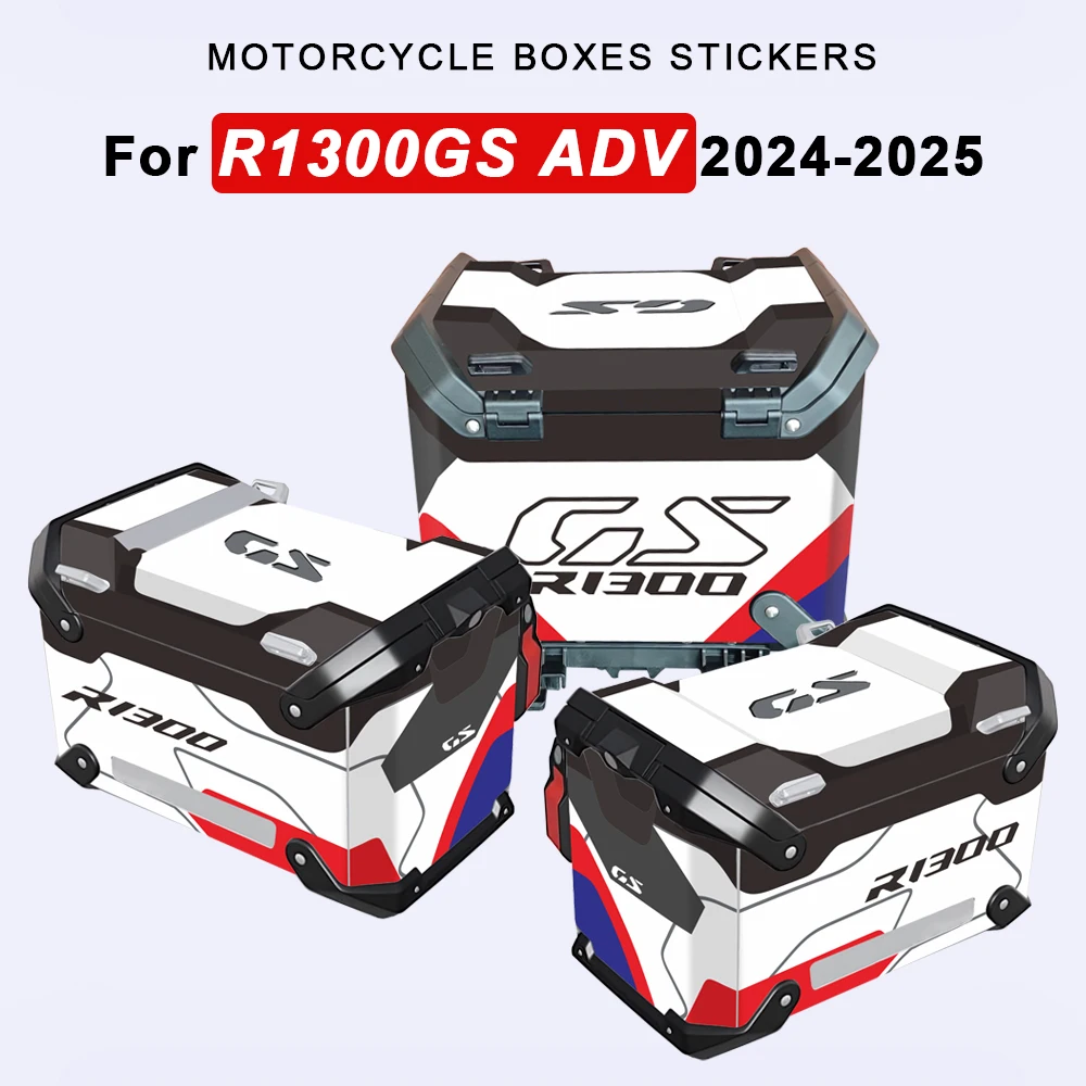 

Motorcycle Boxes Stickers For BMW R1300GS ADV R1300 GS R 1300 GS Adventure 2024 2025 Luggage Case Protective Decals Accessories