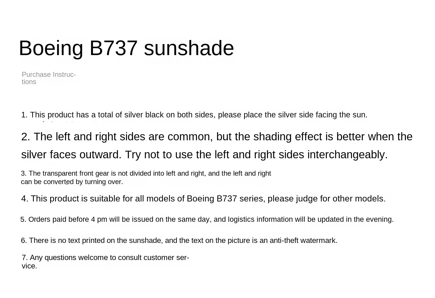 Juego de parasol para ventanas de cabina de Boeing, tablero de bloqueo de luz, para Boeing 737, 738, 757