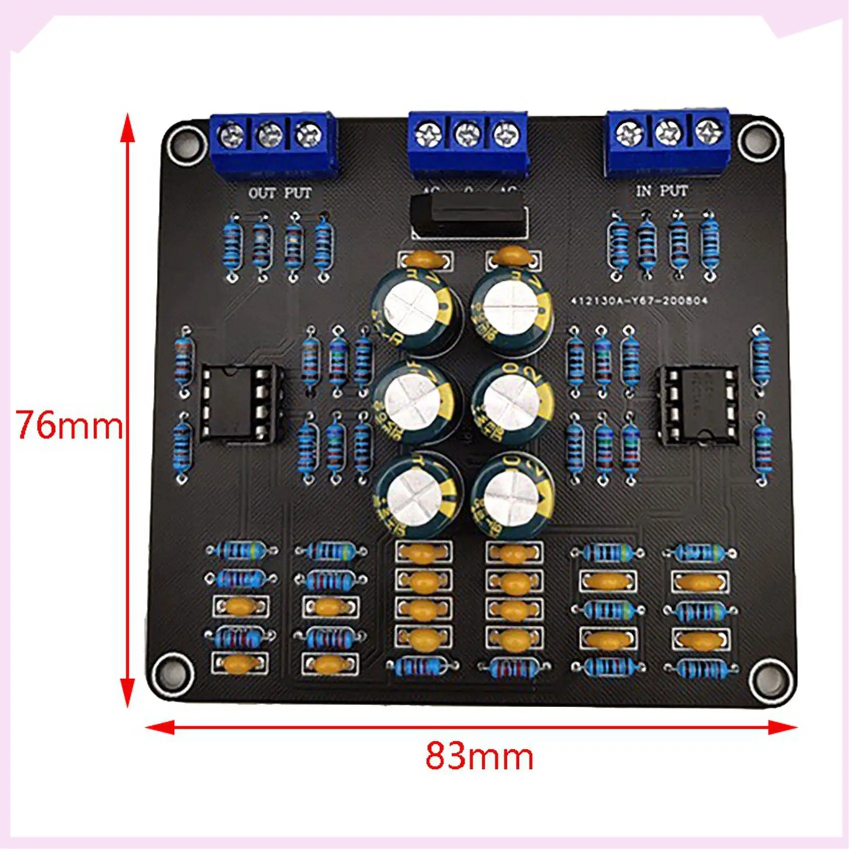 B24B 2X Scheda preamplificatore Hifi Accessori per amplificatori di potenza Hifi Amplificatore di potenza Preamplificatore Scheda di sintonizzazione Pannello frontale