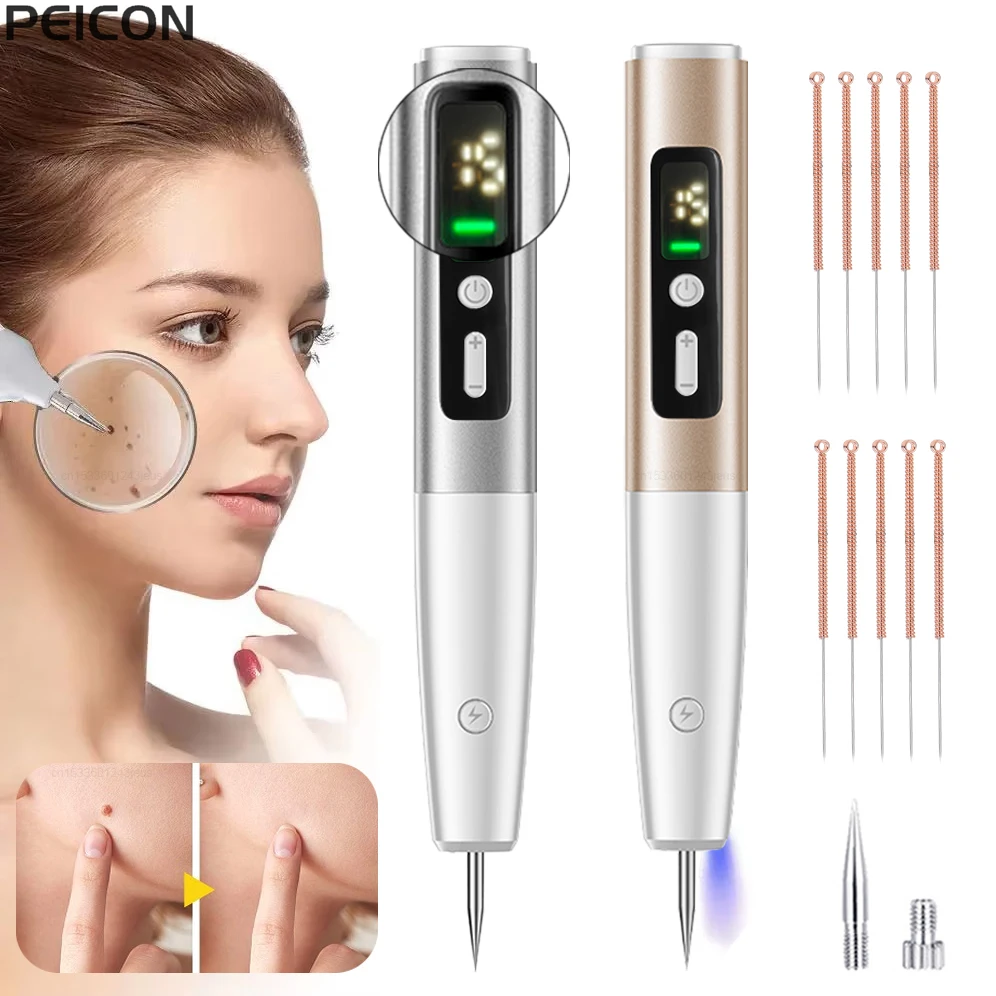 Laser Plasma Pen Black Dots Warts Remover Mole Wart Eliminator Dark Spots Papilloma Mole Nevus Freckles Remover Skin Tag Remover