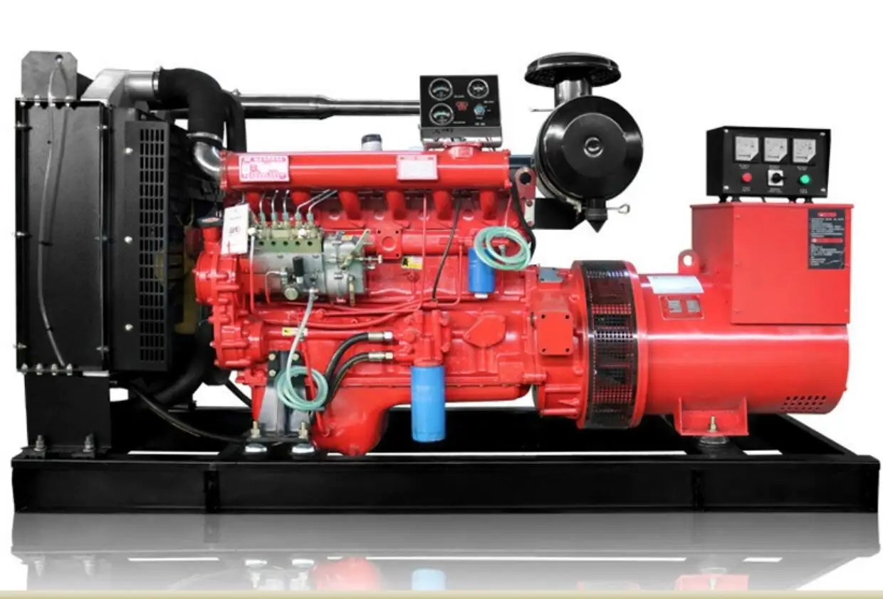 Ricardo 125kva 100kw diesel generator with brush alternator and R6105AZLD water cooled 50Hz engine 50HZ generators diesel 100kw