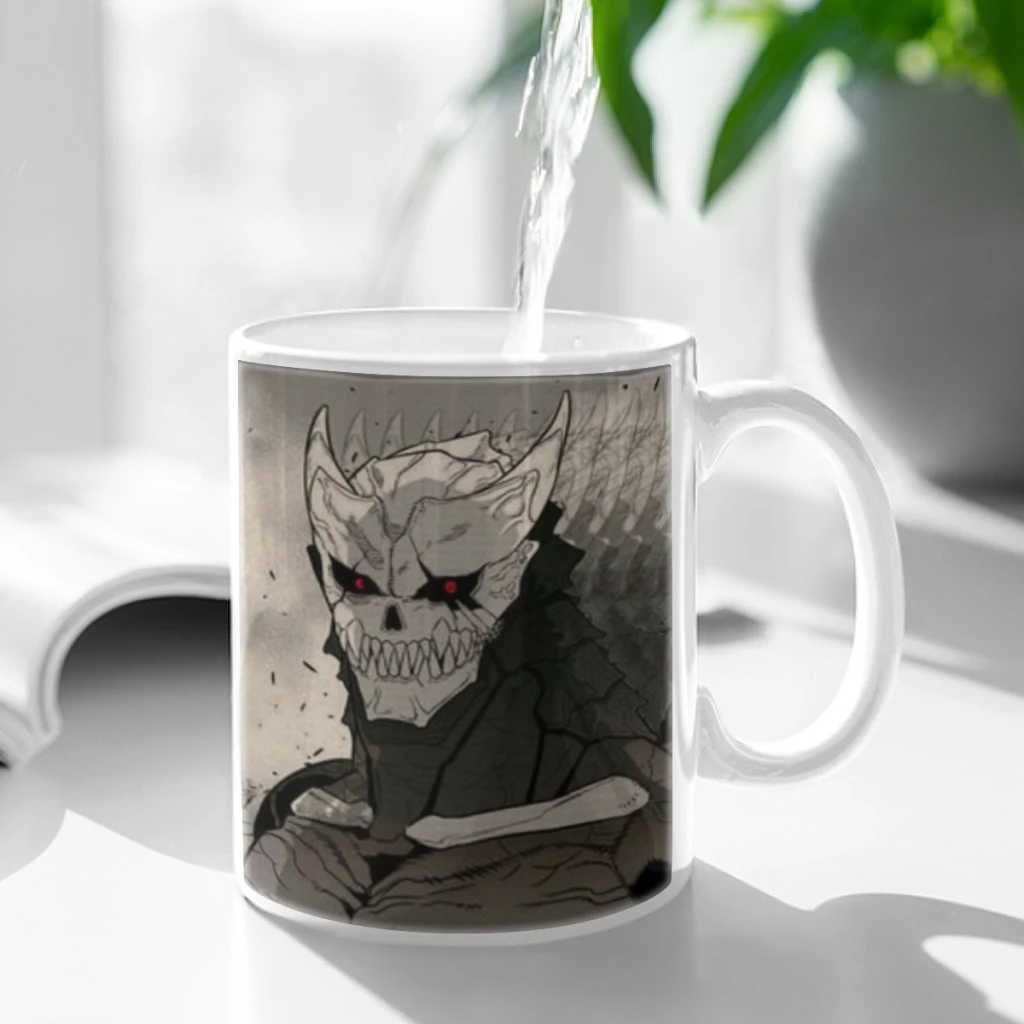 Kaiju No. 8 Anime Mug 11oz Black Ceramic Coffee Mug Friends Birthday Gift Mug