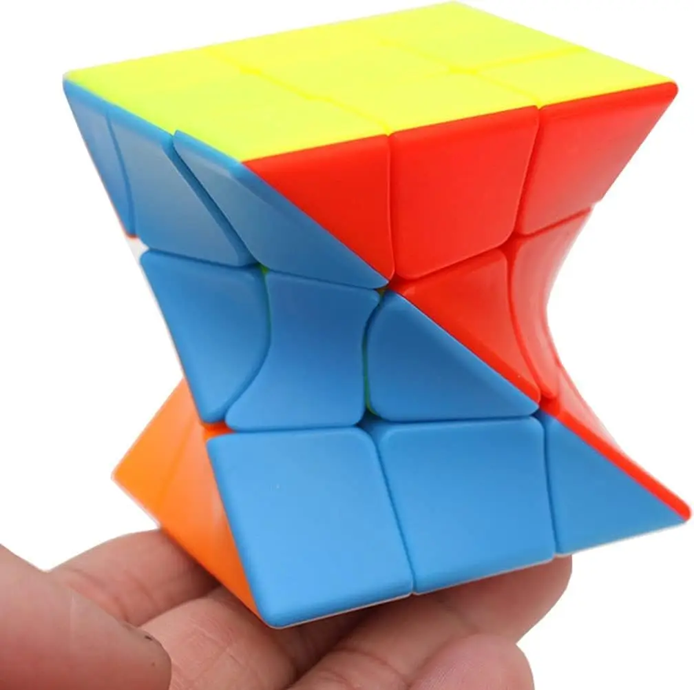 Magic Cubes Cube Twist 3x3 Stickerelss Speed Cube Vivid Color Magic Puzzle Toys (Twist 3rd Order) Games and Puzzles