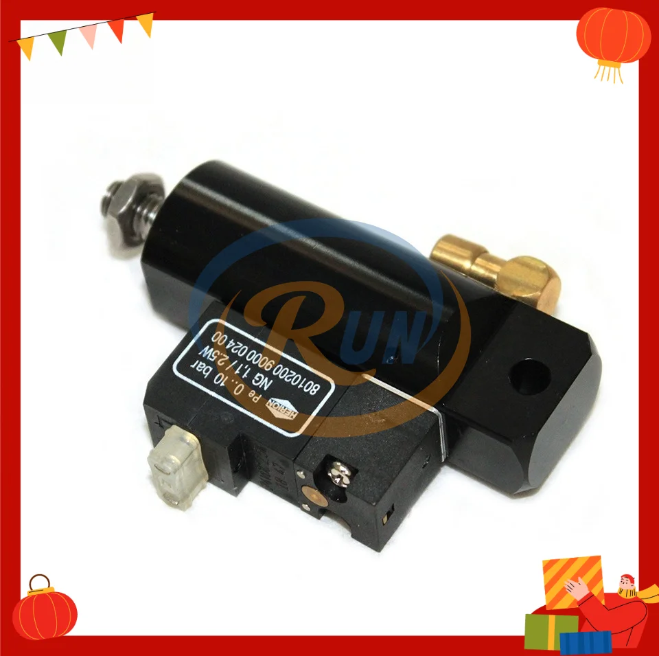 

Heidelberg SM102 Solenoid Valve Ink Roller Wash Tank Cylinder 61.184.1111 Copper Head Heidelberg Valve Parts