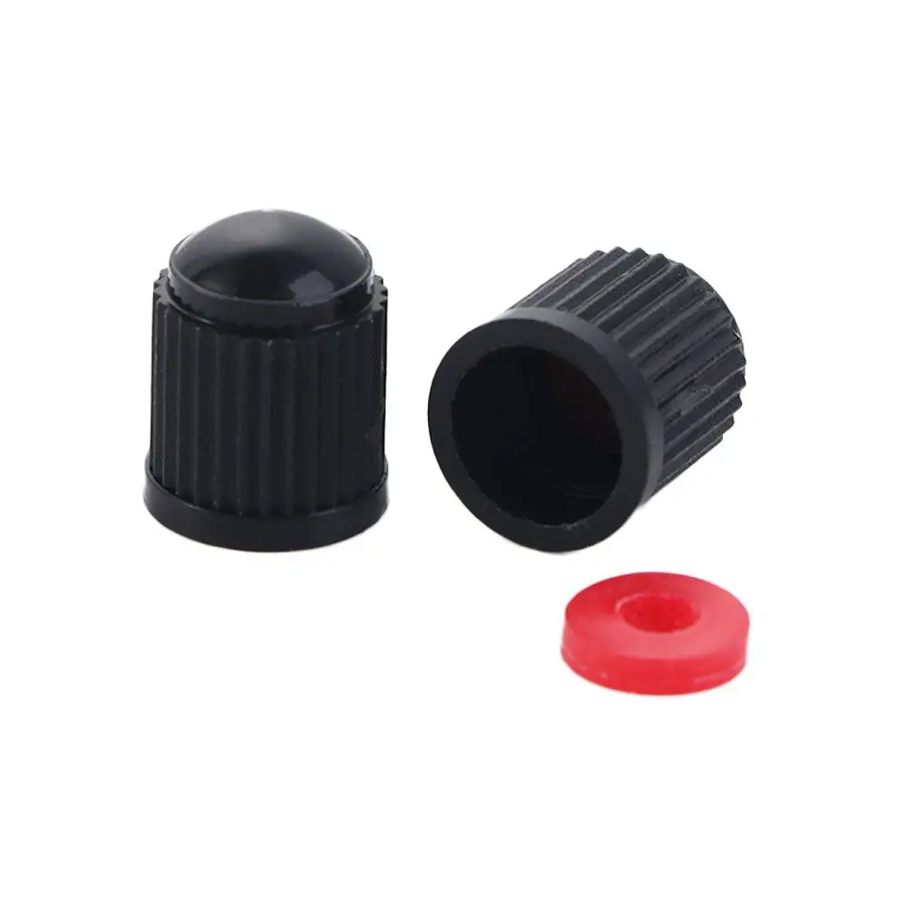 20PCS Black ABS Black Universal Dustproof Caps Car Tire Valve Stem Caps Dust Cover