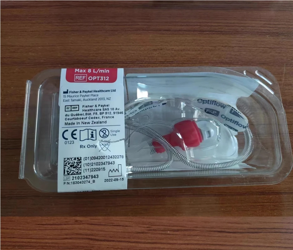 Fisher&Paykel nasal cannula for infants and young children opt312 opt314 opt316 opt318