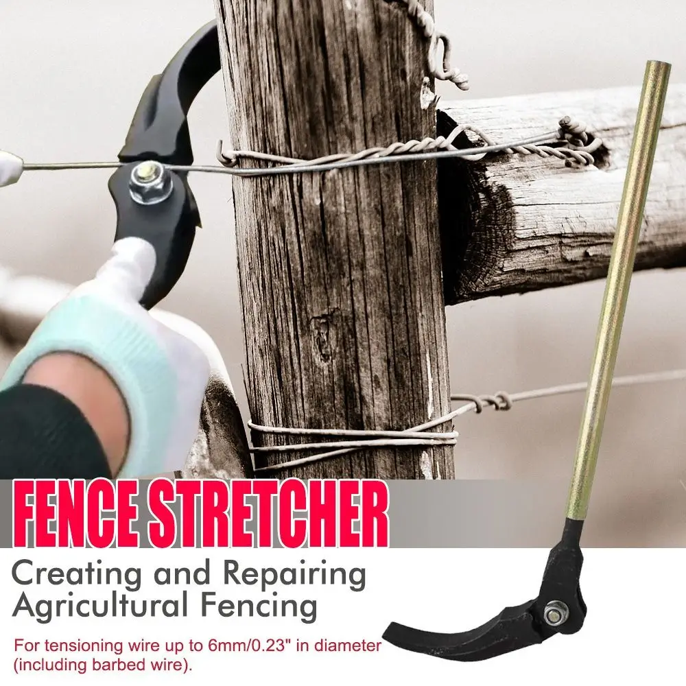 

Long Handle Fence Wire Tightener Efficient Design Time Saving Fence Tensioner Smooth Stretcher Wire Stretcher