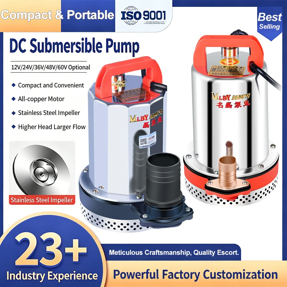 12V-60V DC Submersible Pump,electric Vehicle Water Pump,suitable for Fish Tank Water Replacement,household and Garden Irrigation