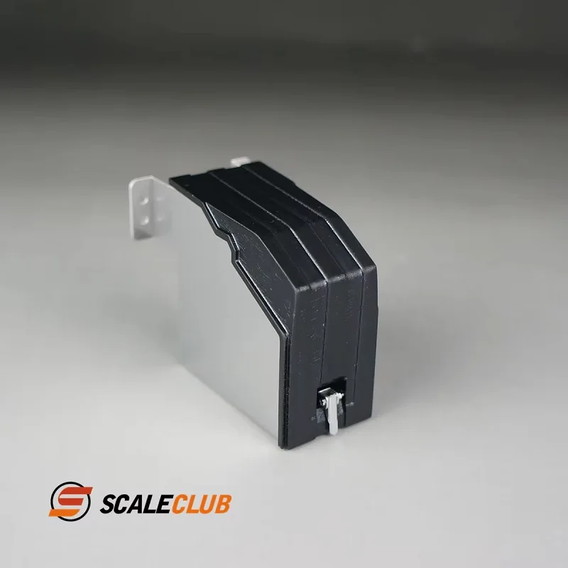 RC 1/14 Mud Head With Battery Box for Tamiya Hydraulic Excavator Loader Dump Truck for SCANIA MAN VOLVO Tripper Truck DIY Parts