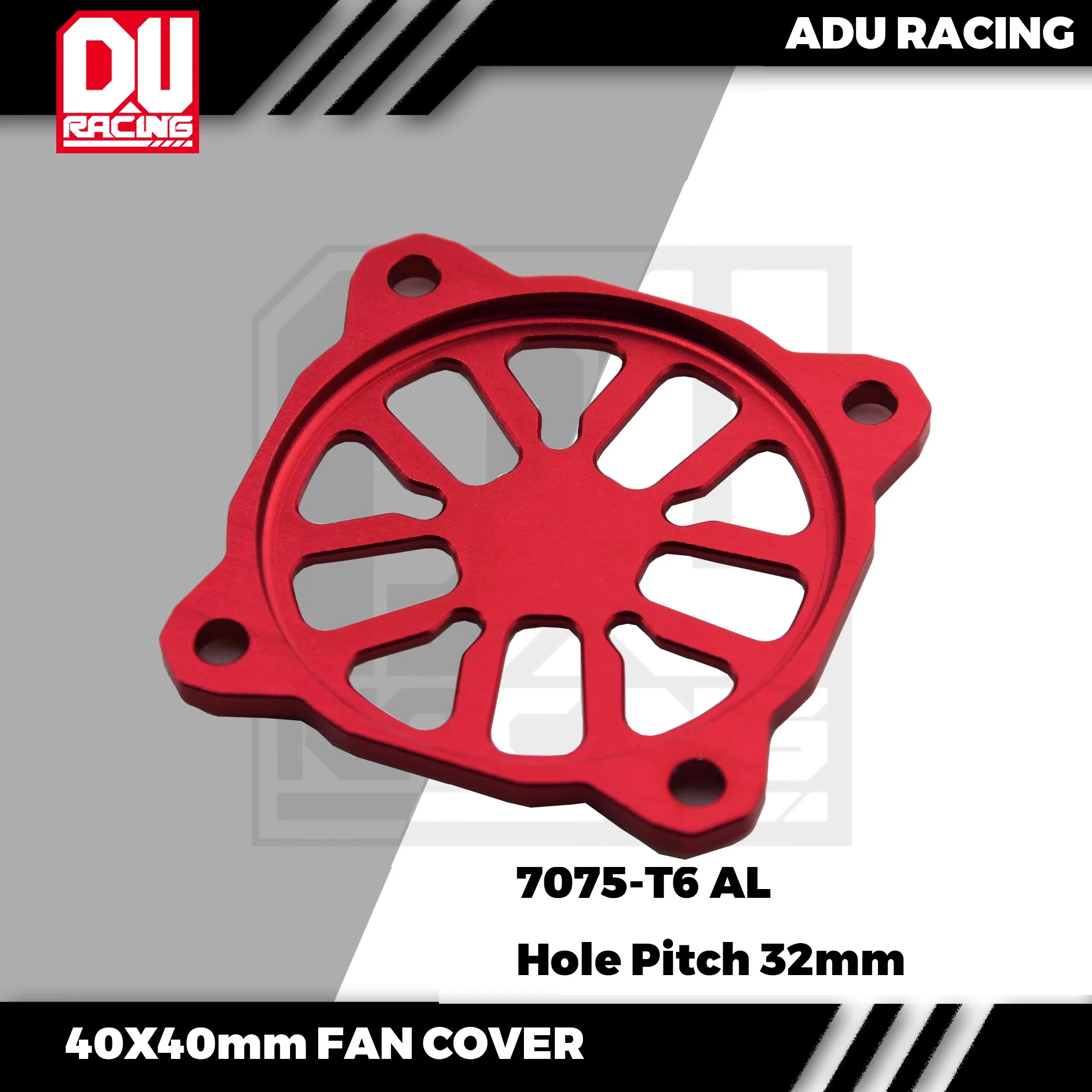 Ady RACING 7075-T6 AL 40mm osłona metalowy ochronny pokrywa wentylatora chłodzenia silnika do zdalnego sterowania sterowanie elektryczne pojazdu