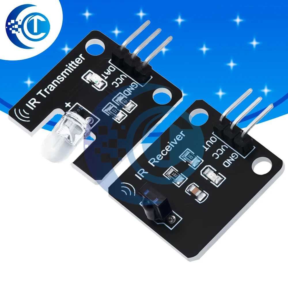 38kHz IR Transmitter/Receiver Sensor Kit: Compatible for Arduino & Raspberry Pi