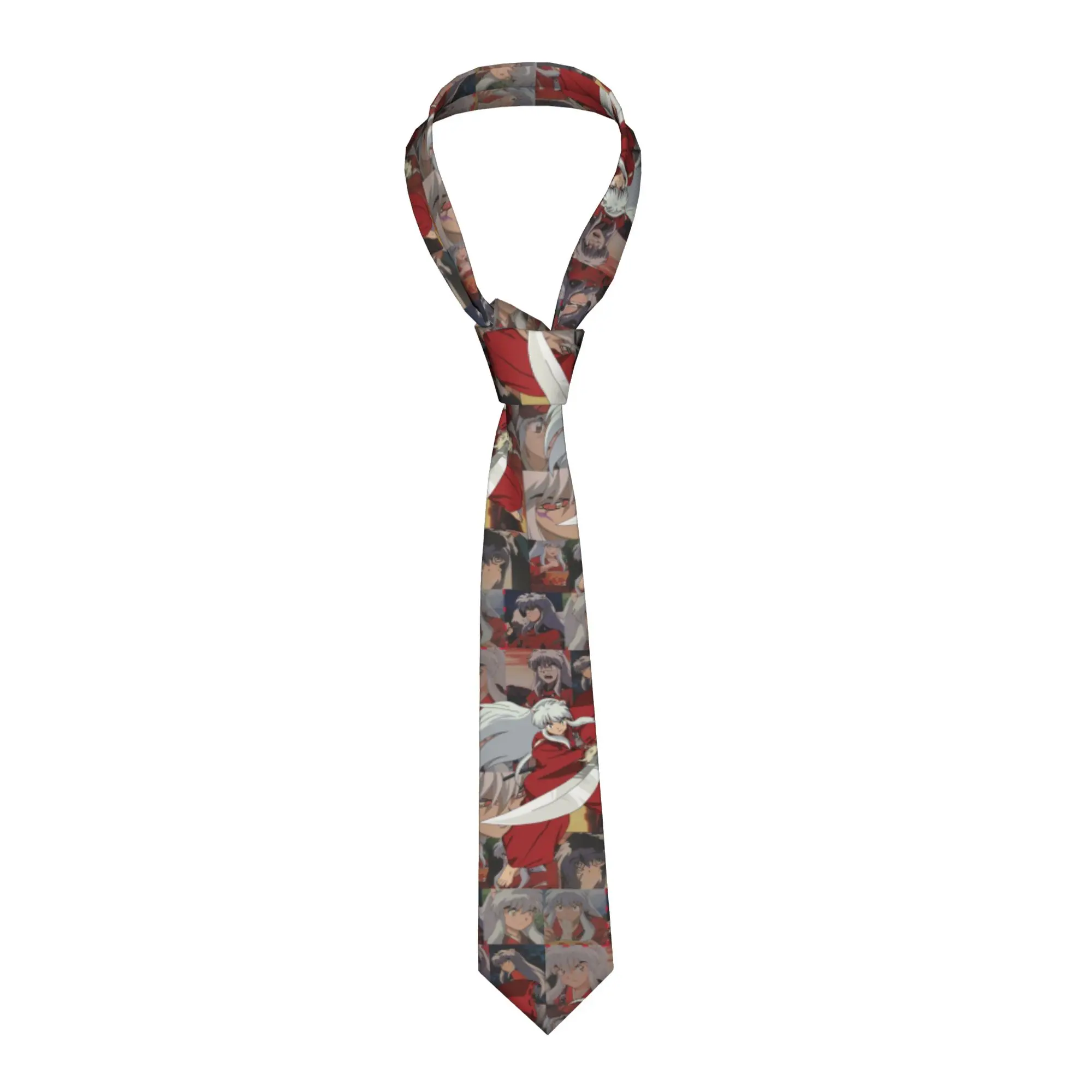 

Мужской галстук с принтом I-Inuyashaes, модный галстук на все сезоны, подарок на День отца