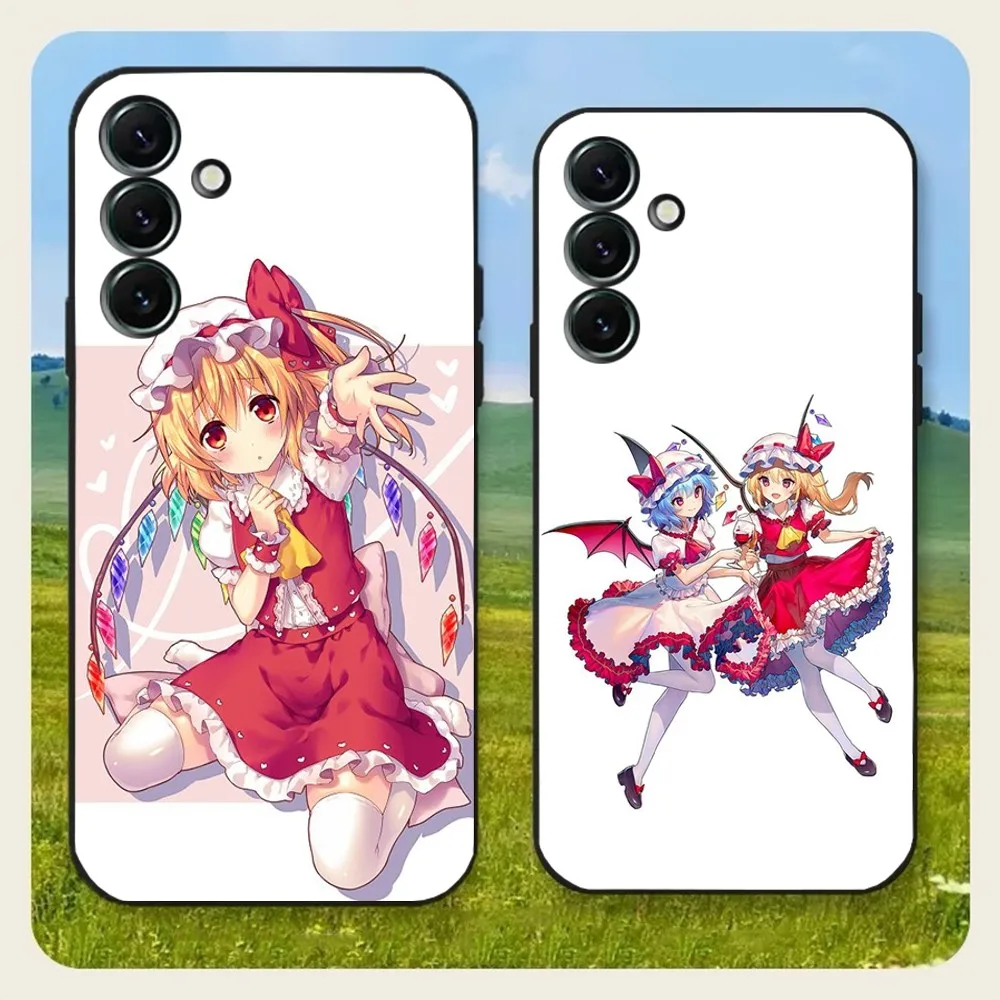 Flandre Scarlet T-TouHou P-Project Phone Case For Samsung Galaxy A20,A21s,A22,A31,A32,A52,A53,A72,73,A80,A91Soft Black Cover