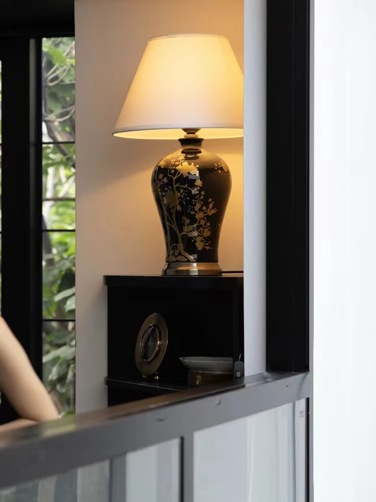 

"Gilt Years" Out-of-print antique desk lamp/porcelain study