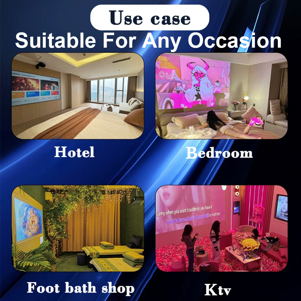 جهاز عرض إصدار خاص لكرة القدم لعام 2026 500 ANSI Full HD 1080P Android13.0 BT5.4 WiFi أجهزة عرض منزلية خارجية لكرة القدم #6