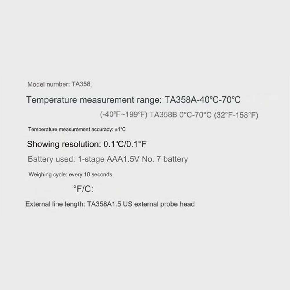 Package Content Probe Sensor Thermometer Measuring Temperature New Digital Sensor Measurer Accuracy And Resolution