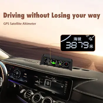 RHAXEL Inclinometer Offroad Clinometer, měřič úhlu náklonu s HUD GPS rychloměrem a kompasem pro traktory a obytné vozy 10 nejlepší prodej rychloměr traktoru - №1