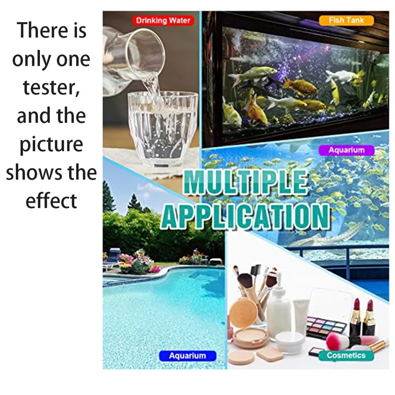 MLGB-0-14 PH Meter 5 In 1 TDS/EC/SALT/TEMP/PH Meter For Drinking Water, Pool And Fish Tank