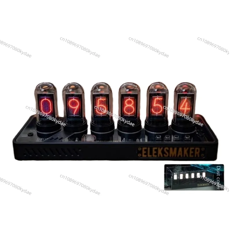 Suitable for Glow Tube Digital Clock Retro Vintage Led Watch Desktop Elekstube Ips Nixie Tube Digital Clocks Table Home Decor