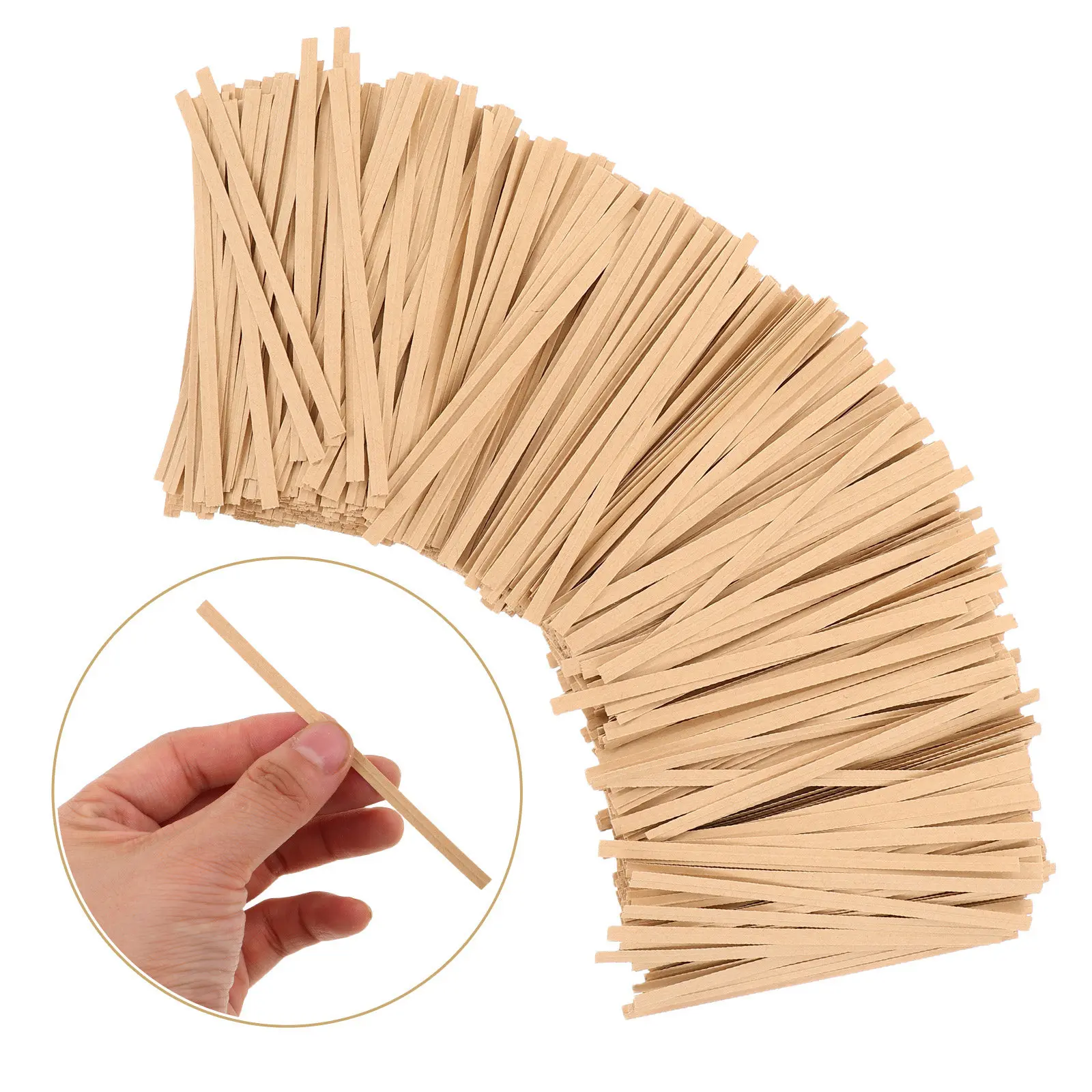 500 pcs Candy Bag Twist Ties for Bread, Cookies, Coffee – Food-Safe Sealing Wire Closures