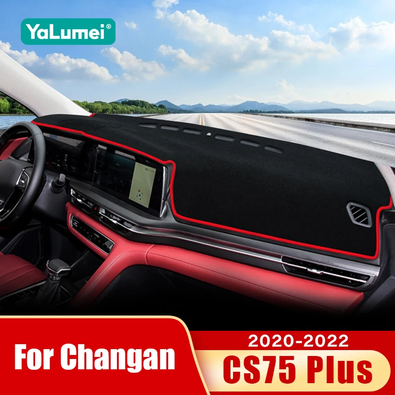 For Changan CS75 PLUS ​2020 2021 2022 CS75plus Car Dashboard Mat Sun Shade Pad Non-Slip Heat Insulation Glare Reducer Accessory