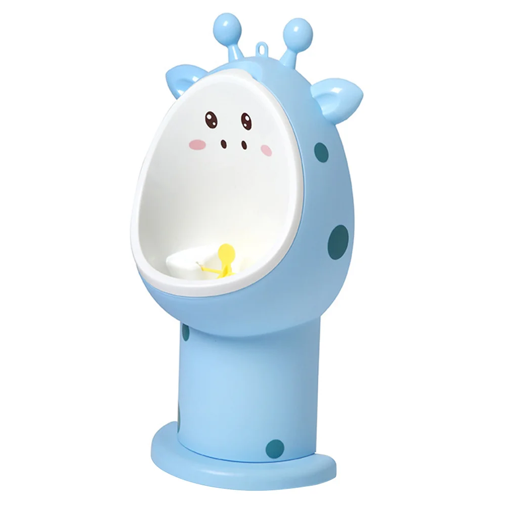 

Portable Kids PP Material Boy Urinal Cartoon Design Potty Training Toddler Toilet Adjustable Height Anti Splash Split Easy Clean