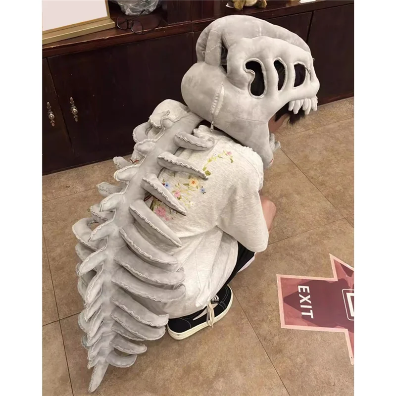 T84C-Wearable Mask Dinosaur Cos Props Children Adult Kawaii Cute Halloween Party Carnival Cosplay Costume Funny Headwear