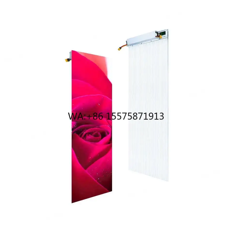 Customizable Hot Sale Advertising Film Screen Wall for Window Glass Flexible Transparent LED Film RGB Full Color LED Video