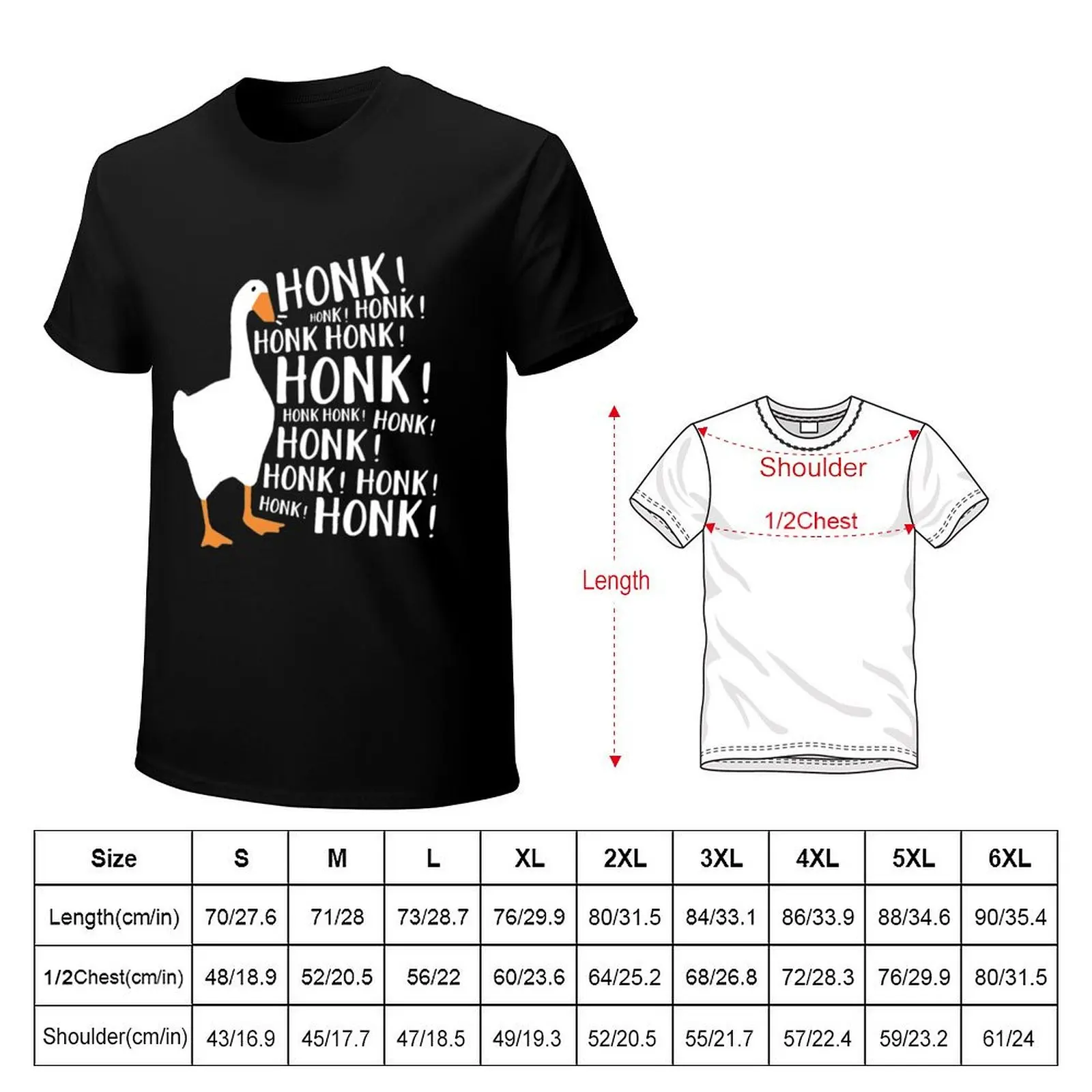 Untitled Goose Game T-Shirt Basic Short Sleeve Cotton Blend T-Shirt