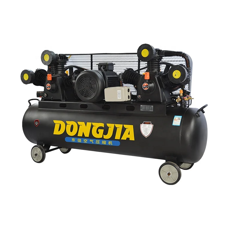 Factory Direct Supply New Product 100% Superior  Quality Portable Piston Style 380V Pneumatic Machinery Belt Driven Air Compress