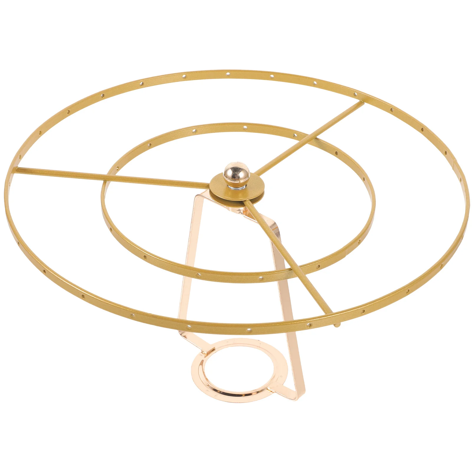 

1Set Shell Table Lamp Frame Metal Lampshade DIY Ring for Vintage Modern Pendant Ceiling Light Decorative Shade Holder