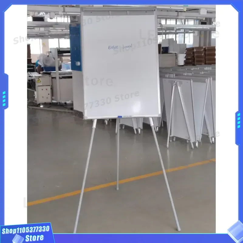 Adjustable Height Flipchart Stand Magnetic Dry Erase Whiteboard Easel Board for Office Presentation Teaching Training Meeting