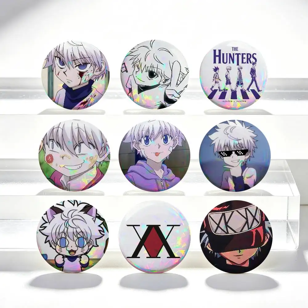 Anime Killua Zoldyck Coin Badge Funny Cartoon Pins Backpack Clothing Brooch Accessories Jewelry