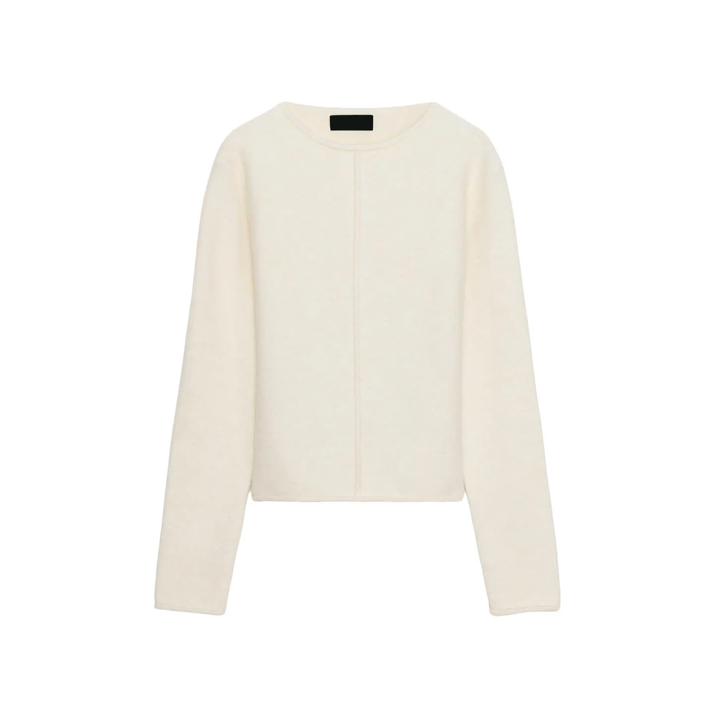 Z Zachte gebreide damessweater Faionable Veelzijdig Geribbeld rond Ne ort Sve Long Sve Kleur Herfst Winter