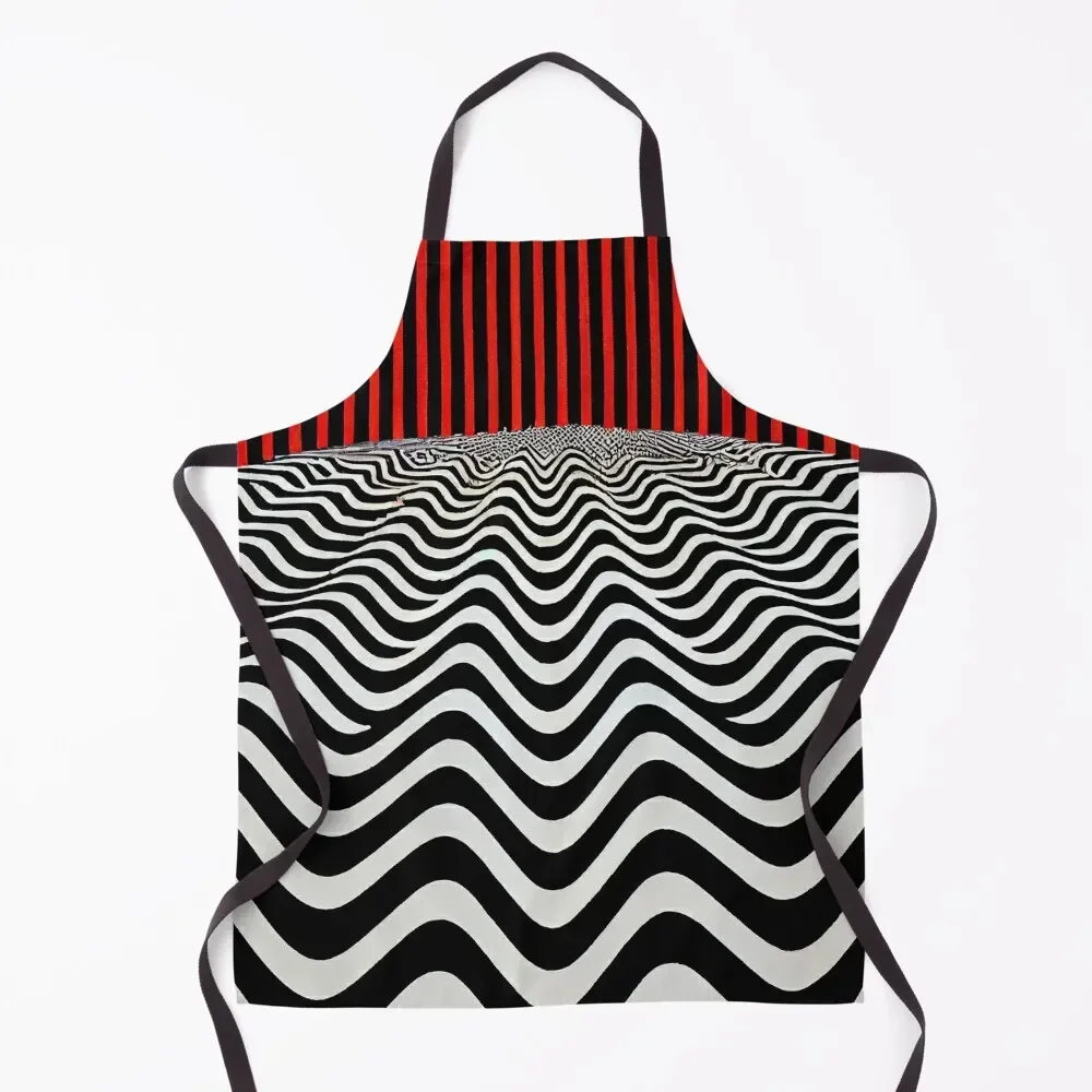 

Black Lodge Red Room Style Art - Lynch Apron japanese woman kitchen girl Apron