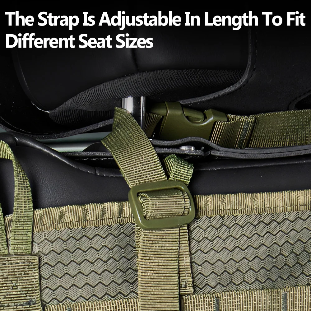 Torba samochodowa wisząca z tkaniny Oxford, wielofunkcyjna torba kamuflażowa do zawieszenia na oparcie fotela samochodowego, akcesoria samochodowe.