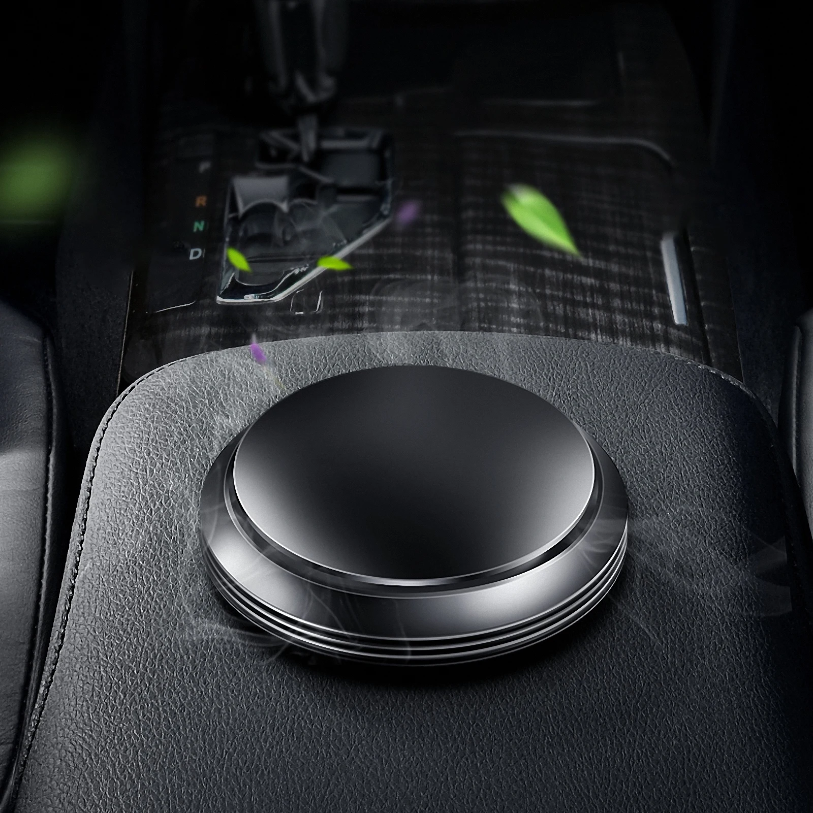

1 Set Durable Aluminum Alloy Aroma Diffuser Air Freshener For Auto Reusable Fragrance Perfume Scent With Replaceable Tablets Car