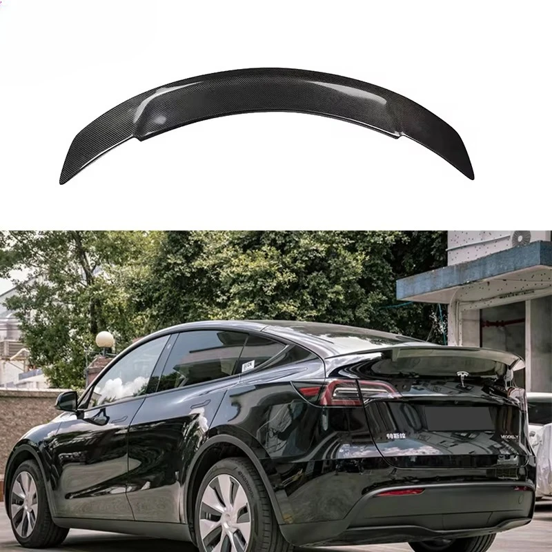 

Задний спойлер из углеродного волокна, спойлер на крыло багажника для Tesla MODEL Y