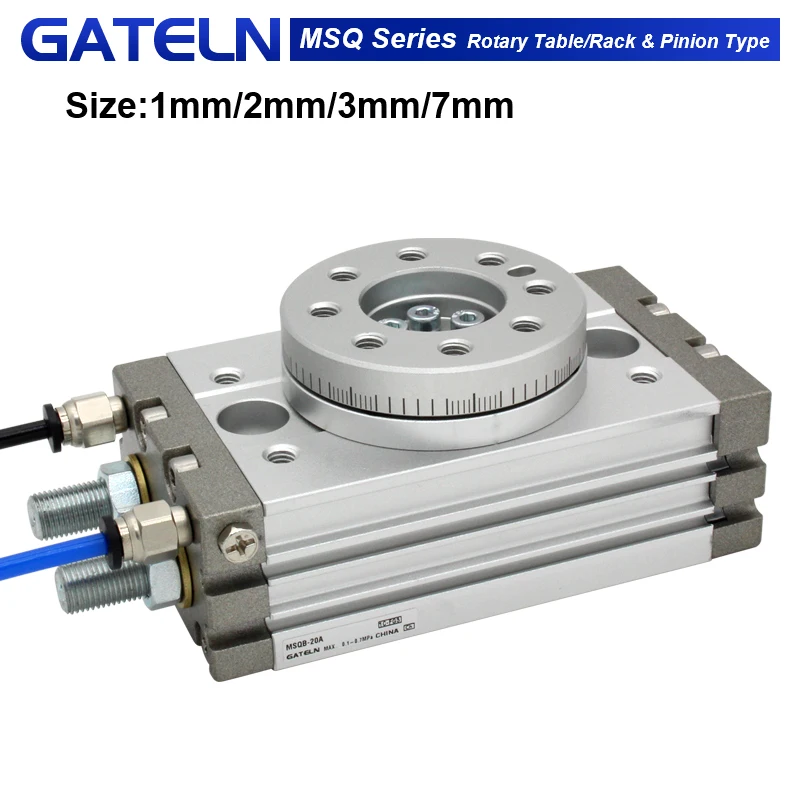 MSQB1A MSQB2A MSQB3A MSQB7A  MSQA1A MSQA2A MSQA3A MSQA7A Pneumatic Rotary Cylinder double acting air table actuator