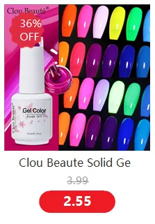 Clou Beaute 3 Stück 15ml Halbtransparenter Jelly Pink Hautfarbener Gel-Nagellack Nagelkunst-Set Professionelles Nagelstudio-Maniküre-Set – Detail 3