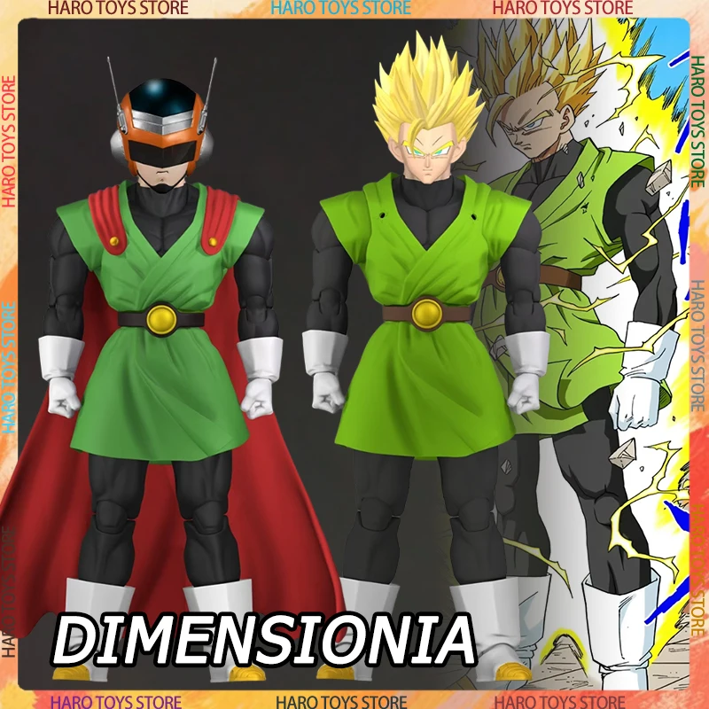

Dimensionia KT Studio Great Saiyaman Action Figures Son Gohan Dragon Ball Super Saiyan Anime Figure SHF Goku Model Toy Free Gift