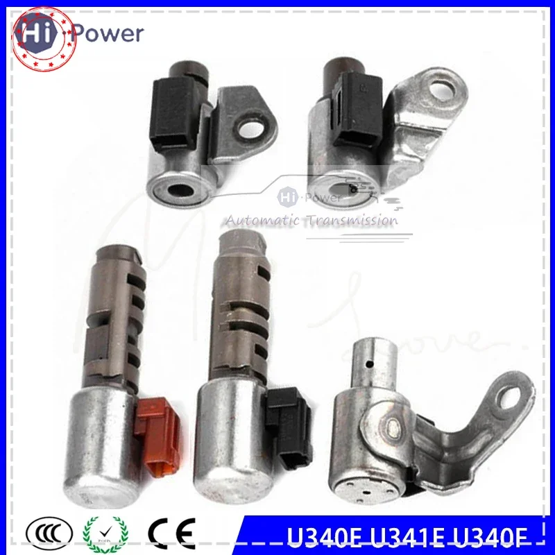 

U340E transmission solenoid valve Kit 1 PCS for 1999-UP Lexus Toyota Corolla s 1.8L ZRE142L NZE121 1NZ-FE U341E U341F