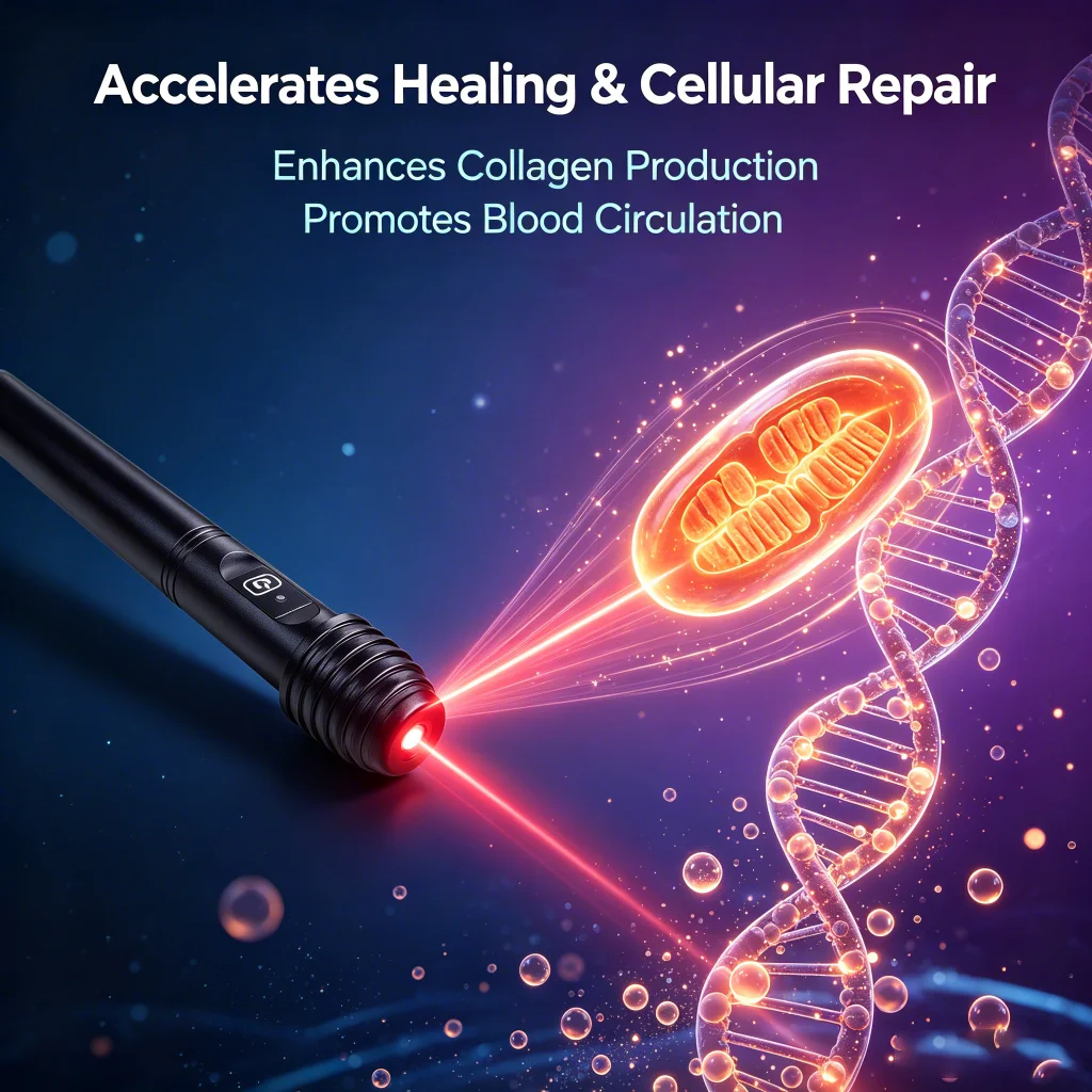 650nm Cold Laser LLLT Device Laser Acupuncture Pen Acupoint Massager for Pain Arthritis Muscle Soreness Wound Healing 200mW